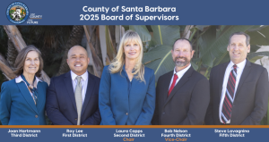 Photo of SB County Board of Supervisors for 2025
